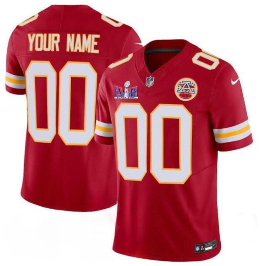 Custom Kansas City Chiefs Vapor F.U.S.E. Limited Jersey